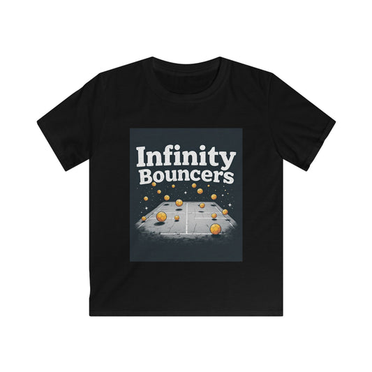 Infinity Bouncers Kids Softstyle Tee, Fun Playtime T-Shirt, Youth Graphic Tee, Birthday Gift for Kids, Active Wear for Boys and Girls