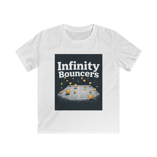 Infinity Bouncers Kids Softstyle Tee, Fun Playtime T-Shirt, Youth Graphic Tee, Birthday Gift for Kids, Active Wear for Boys and Girls