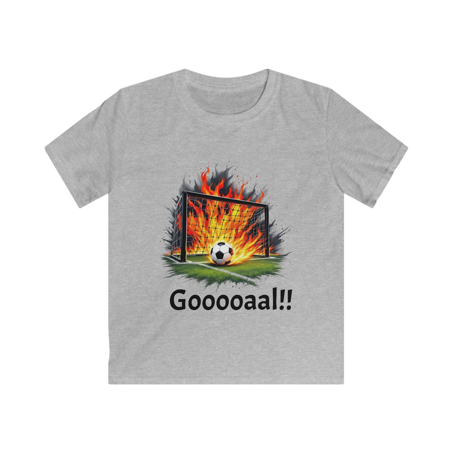 Soccer Fire Kids Tee | Youth Sports Shirt, Gift for Little Players, Birthday Party Outfit, Cool Soccer Fan Gear