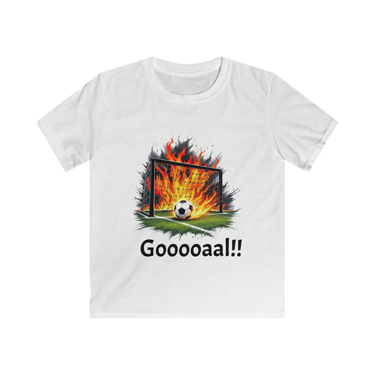 Soccer Fire Kids Tee | Youth Sports Shirt, Gift for Little Players, Birthday Party Outfit, Cool Soccer Fan Gear