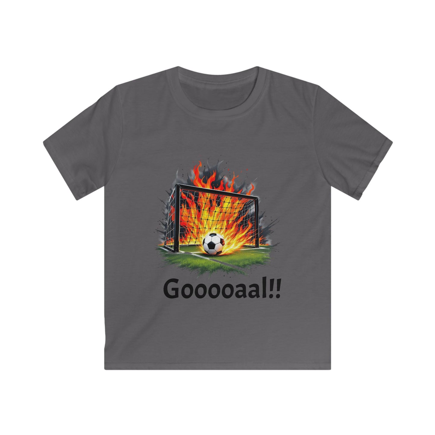 Soccer Fire Kids Tee | Youth Sports Shirt, Gift for Little Players, Birthday Party Outfit, Cool Soccer Fan Gear