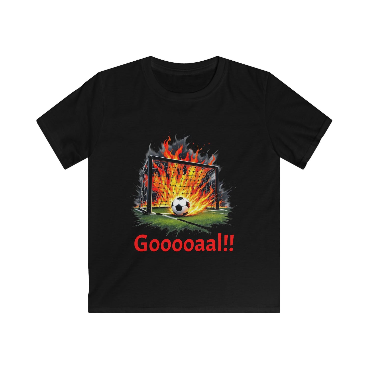 Soccer Fire Kids Tee | Youth Sports Shirt, Gift for Little Players, Birthday Party Outfit, Cool Soccer Fan Gear